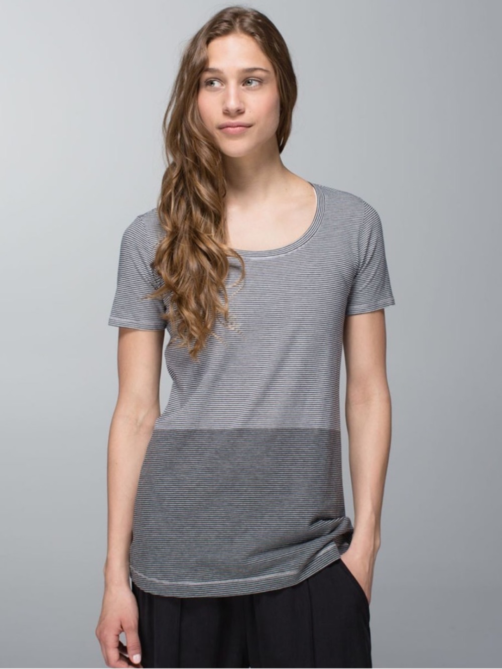 Lululemon Every Yogi Tee Womenโs Size 10 Tonka Tee Engineered Heathered Multi